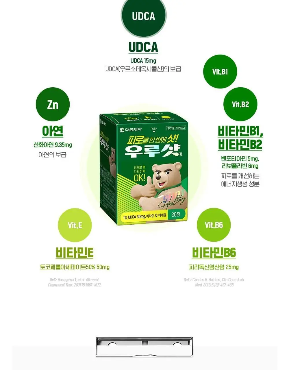 [대웅제약] 우루샷 20정 (10일분) / 비타민 의약외품 상세페이지 6